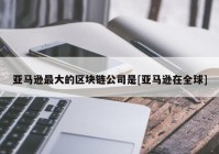 亚马逊最大的区块链公司是[亚马逊在全球]